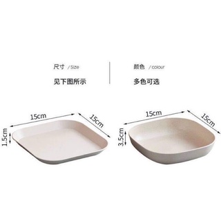 🍮Đĩa nhựa lúa mạch, đĩa ăn nhỏ