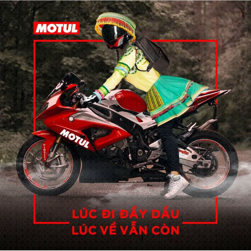 Nhớt Motul 300V 300V2 10W40 và 10W50 Pháp 1L chính hãng (tem 1 lớp, một, Ester core tổng hợp toàn phần 100%)