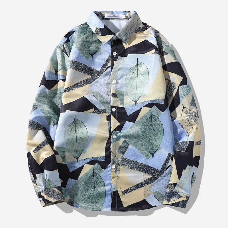 Áo sơ mi tay dài phong cách Hàn Quốc thời trang cho cặp đôi 10 mẫu tùy chọn 【M-3XL】