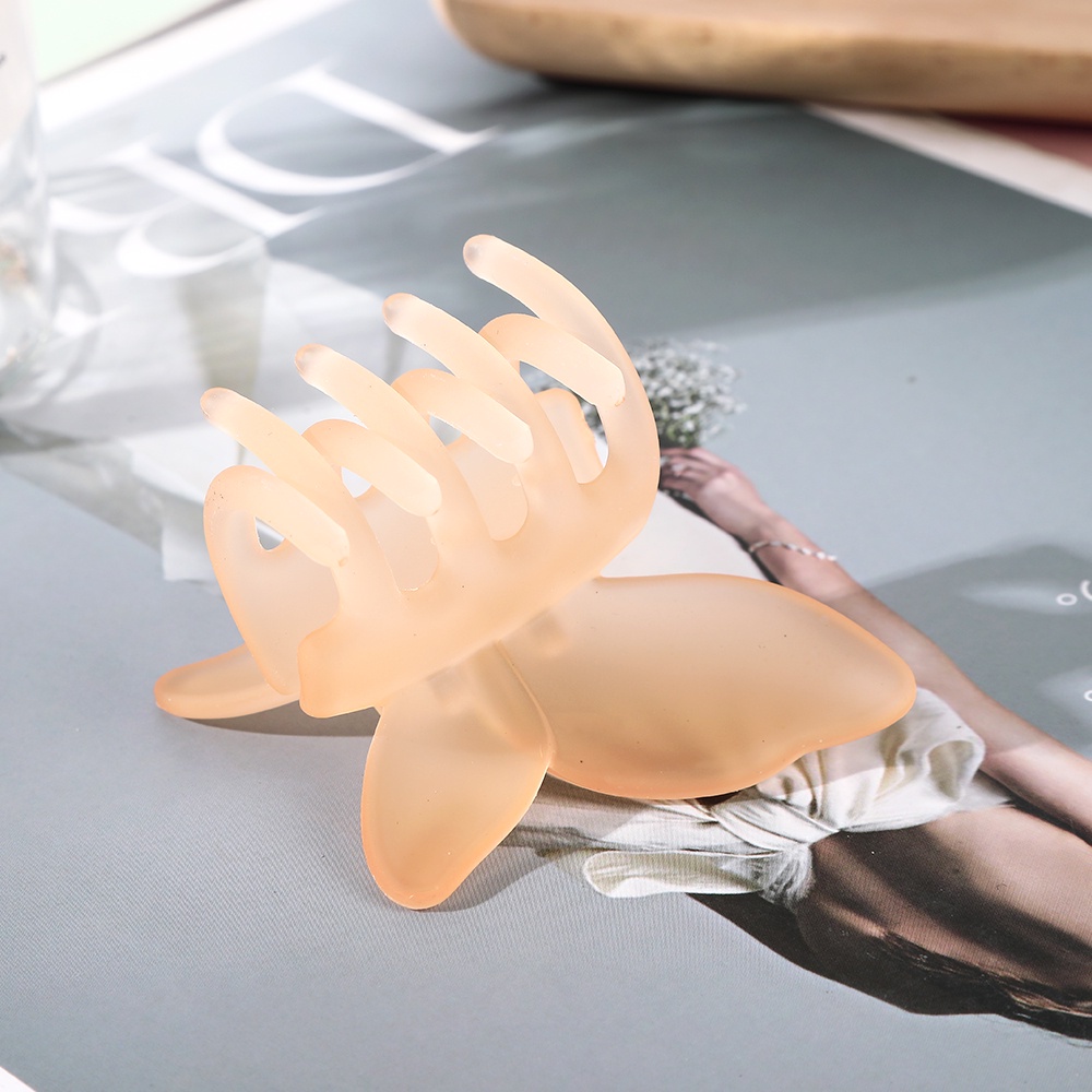 Kẹp tóc CHLINS 7cm màu kẹo hình bướm thời trang Hàn Quốc cho nữ