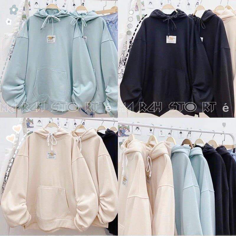 Áo Hoodie ABER Nỉ Tay Phồng