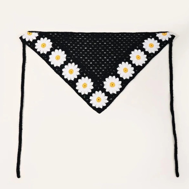 Khăn Turban Dệt Kim In Họa Tiết Hoa Cúc Phong Cách Boho Cổ Điển Thời Trang Cho Nữ