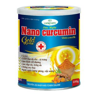 Combo 3 hộp 900g Sữa nghệ Nano Curcumin Gold Detoxmilk