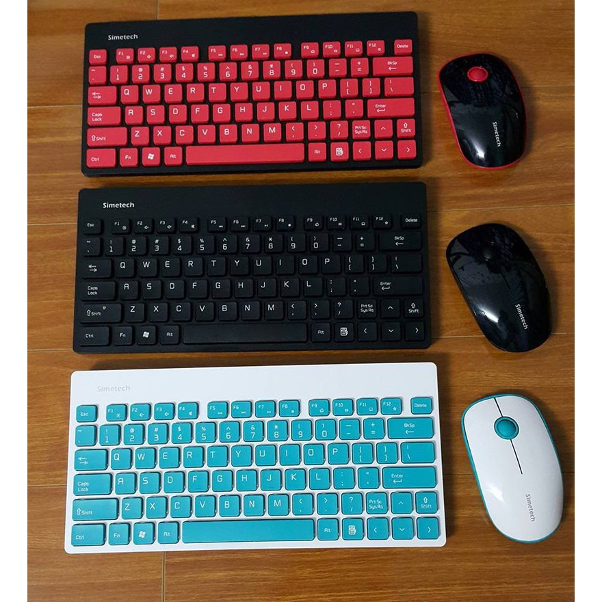 BỘ BÀN PHÍM CHUỘT KHÔNG DÂY DÙNG CHO TIVI, MÁY TÍNH SIMETECH SM8900 CHÍNH HÃNG