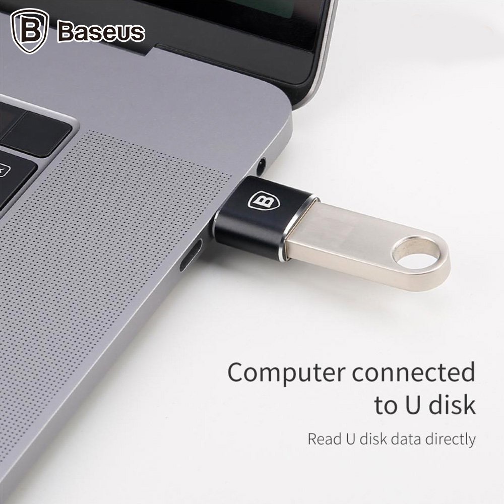 Đầu chuyển Mini Type-C sang USB chính hãng Baseus