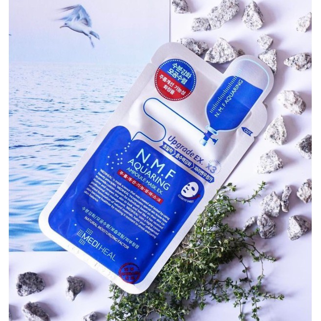 [Mã FMCGMALL -8% đơn 250K] Mặt Nạ Cấp Ẩm Cho Da Mediheal N.M.F Aquaring Ampoule Mask Ex 27ml | BigBuy360 - bigbuy360.vn