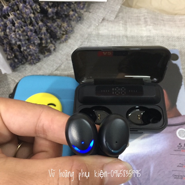 Tai nghe Bluetooth AMOI F9 Pro - Chống nước - Sạc dự phòng