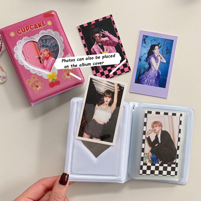 Collect book/ Album 32 ảnh - Purple Love - dùng để sưu tầm, bảo vệ ảnh polairoid, photocard, thẻ bài, anime,...