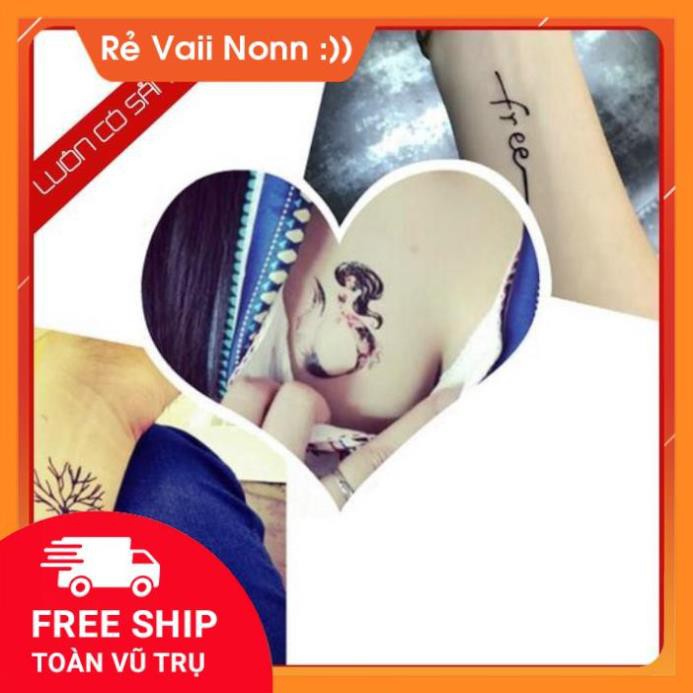 Hình xăm mini nhỏ đẹp dán chân tay lưng tạm thời cho nam nữ xinh cute tattoo nghệ thuật  KSHN