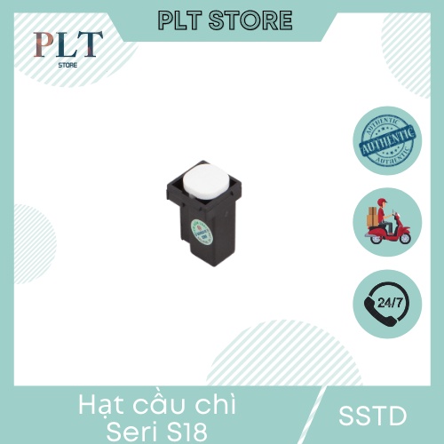 Hạt cầu chì ống 10A-250VAC SINO SSTD dùng chung cho Sê ri S18 , S98 , Zenlock