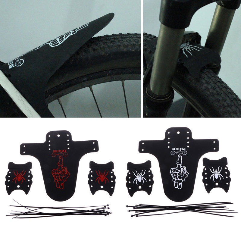 FENDER 1 Bộ Dè Chắn Bùn Trước Và Sau Cho Xe Đạp Leo Núi MTB