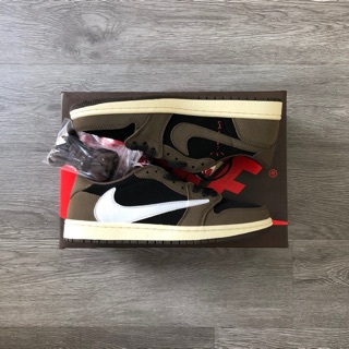 [Hình ảnh thật] Giày Jordan 1 Low x Travis Scott