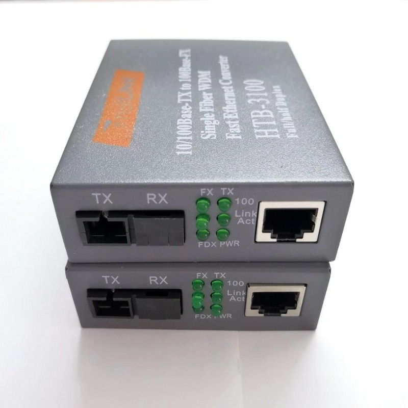 Cặp Converter quang Netlink 3100 ab nguồn to