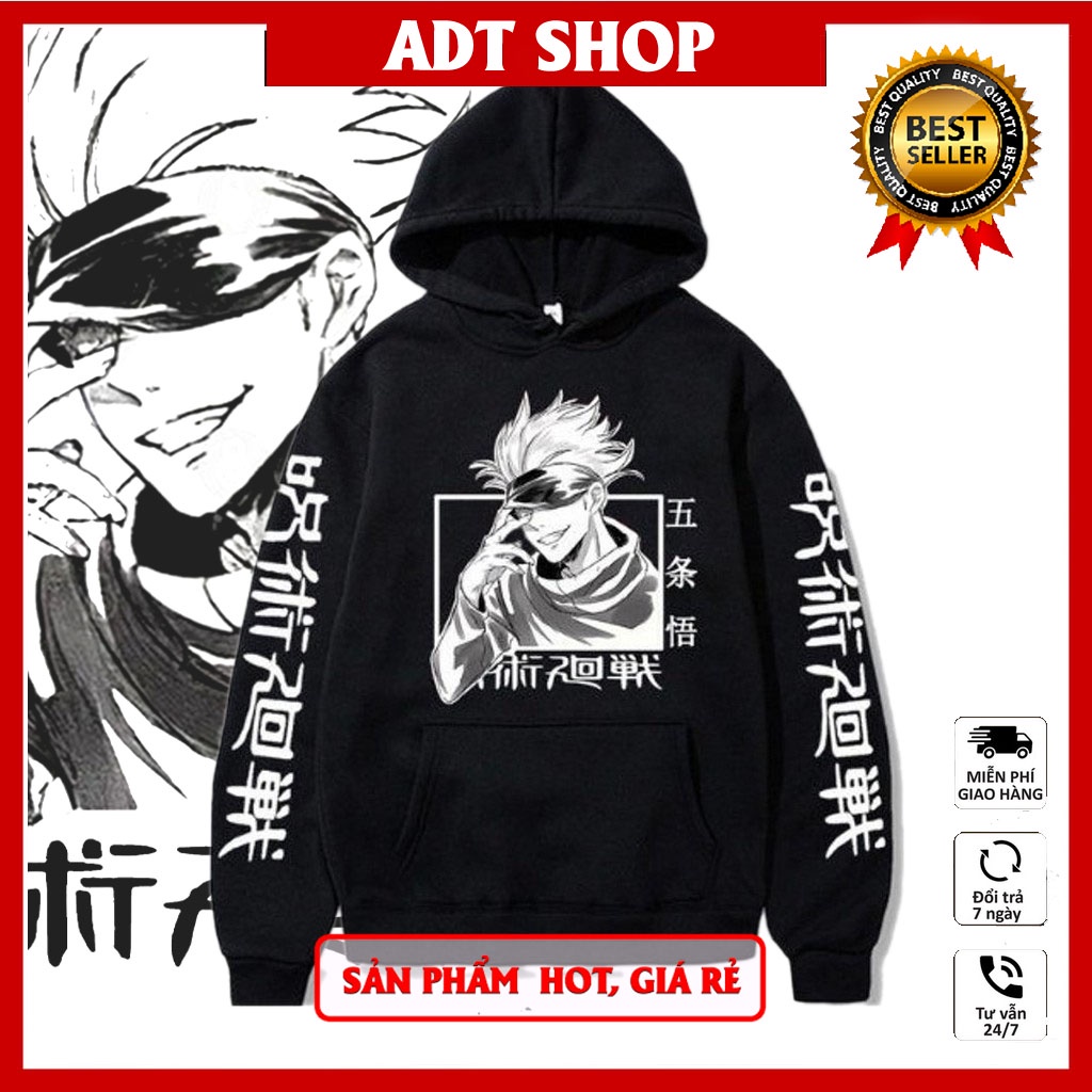 Áo Hoodie Jujitsu Kaisen Sukuna Satoru Gojo Itadoria manga độc đẹp giá rẻ
