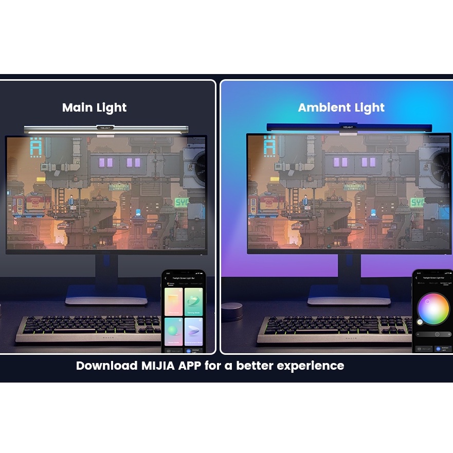 ĐÈN TREO MÀN HÌNH THÔNG MINH XIAOMI YEELIGHT PRO RGB YLTD003/ YLYB005 - Hỗ trợ Razer Chroma