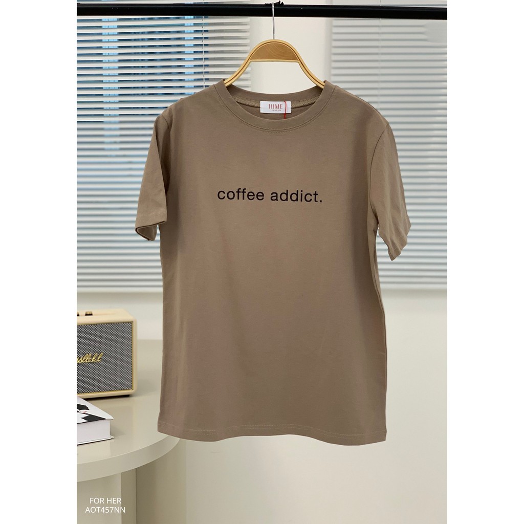 Áo thun chữ Coffee AOT457