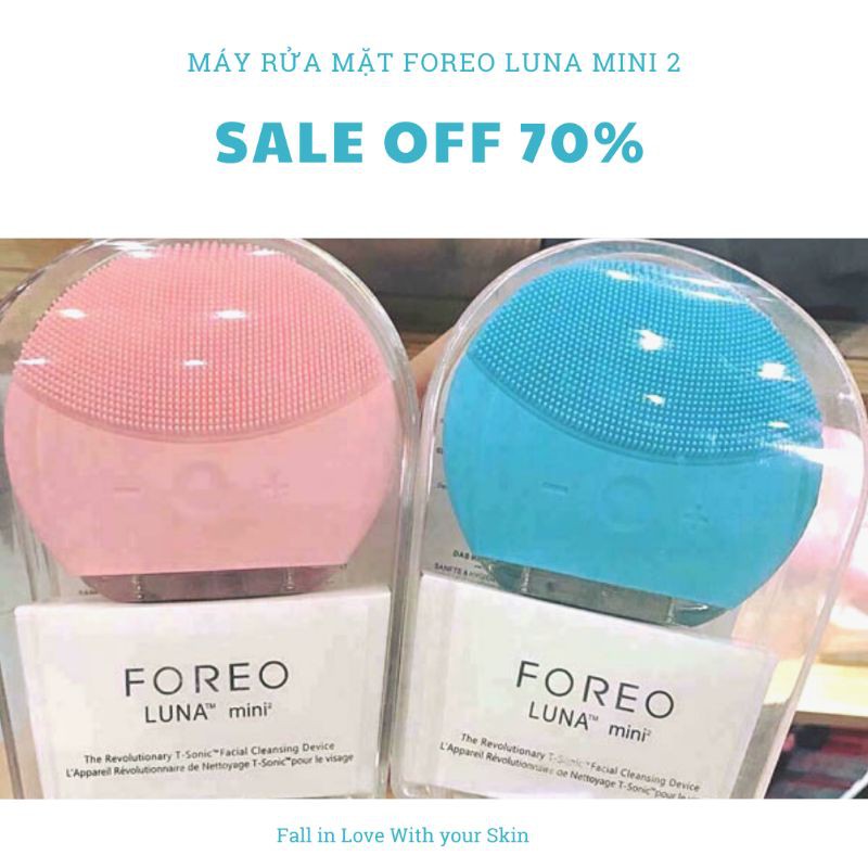 MÁY RỬA MẶT FOREO LUNA MINI 2 BẢO HÀNH 1 ĐỔI 1