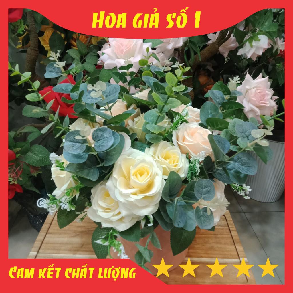 Hoa giả, nụ hoa hồng giả, màu sắc sang trọng, làm sự kiện, decor thảm cỏ nhân tạo