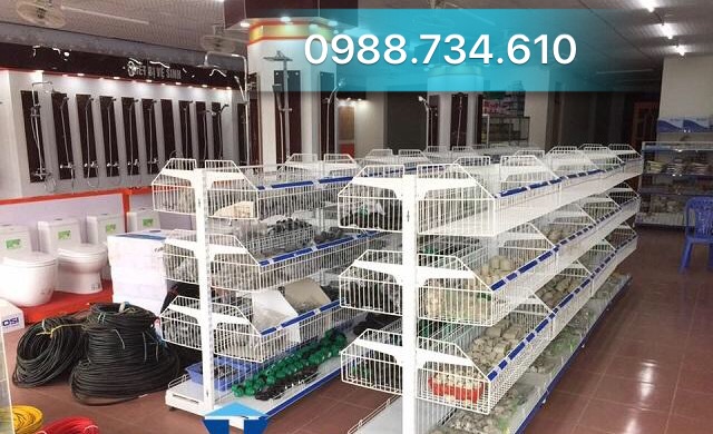 Kệ bày hàng có giỏ ( Cao 1m8 x dài 90cm )