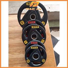 🔥HOT DEAL🔥 Tạ Đĩa Bọc Cao Su Ziva 10kg tập Gym