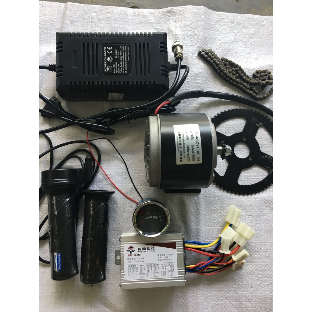 BỘ CHẾ 24V250W CHẾ XE ĐIỆN