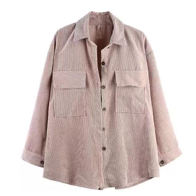 Áo sơ mi tay dài dáng rộng phong cách mới thời trang Hàn Quốc thịnh hành