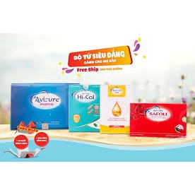 [ Tặng 1 hộp khẩu trang Avisure ] Avisure Safoli và Hical-Bổ sung sắt và Canxi cho phụ nữ mang thai và cho con bú | BigBuy360 - bigbuy360.vn