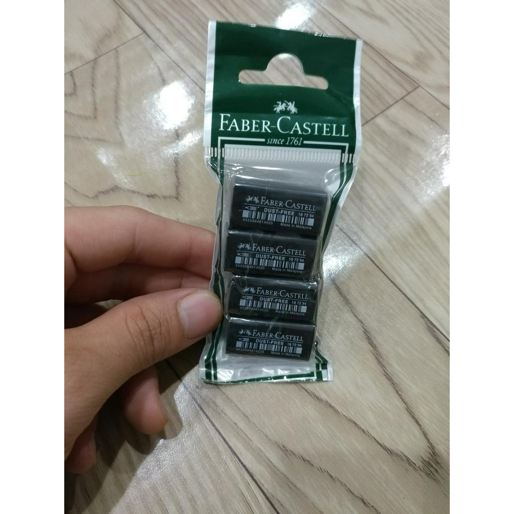 Gôm Dust Free Faber-Castell 1871994 - 187199/187294 Size 48 (4 Viên) - Faber-Castell