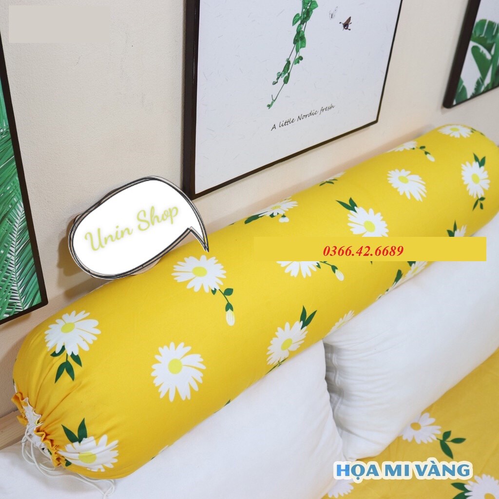 (Gì cũng rẻ) Vỏ gối ôm, áo gối ôm Cotton Poly họa tiết Oto kích thước 35x100 (cm)