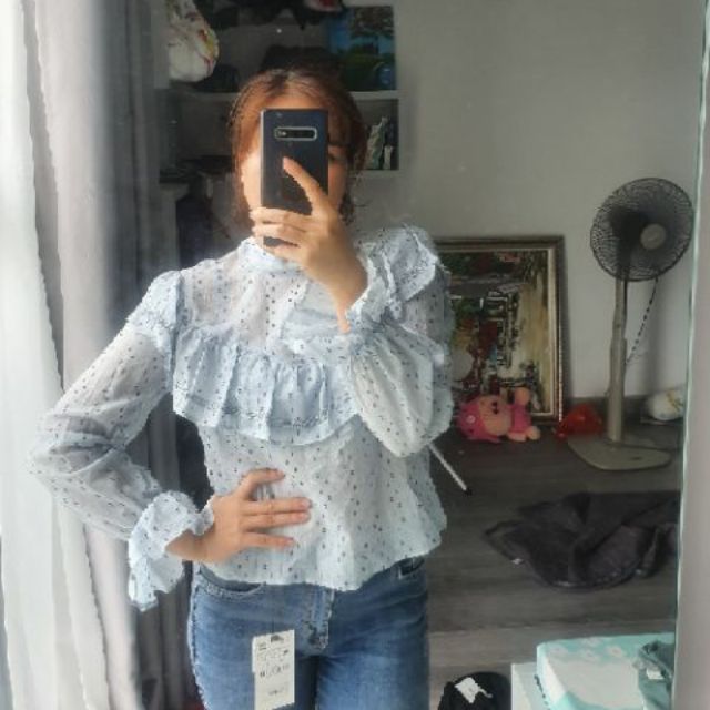 Sẵn sơ mi zara siêu xinh
