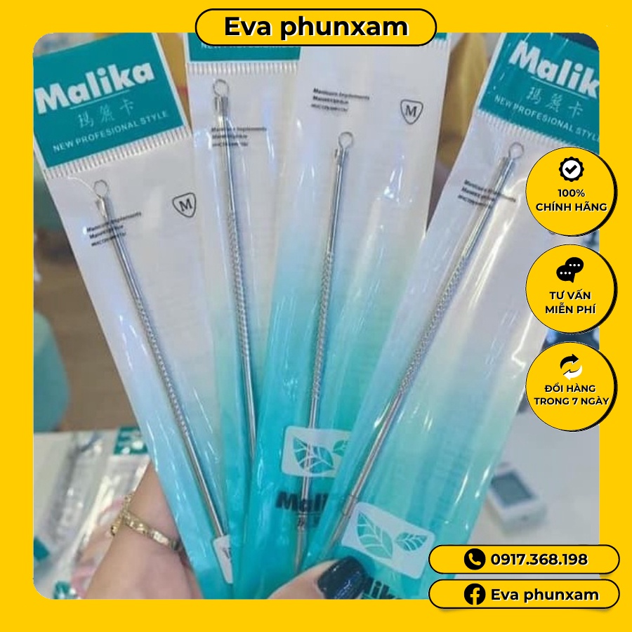 Que nặn mụn malika dùng trong spa thẫm mỹ viện