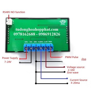 Mô đun thu phát tín hiệu PWM 4-20ma 2-10V