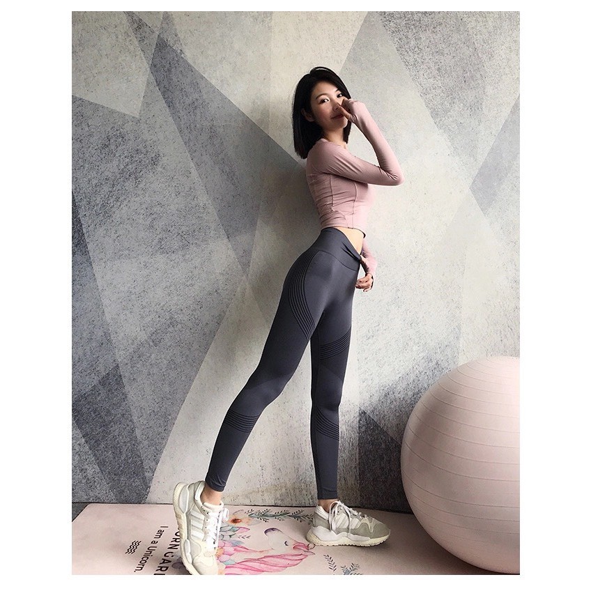 (QT3)  Quần Gym Nữ Cạp Cao Thun Siêu Mịn , Quần Legging Nữ Goga Nâng Mông Gen Bụng | WebRaoVat - webraovat.net.vn