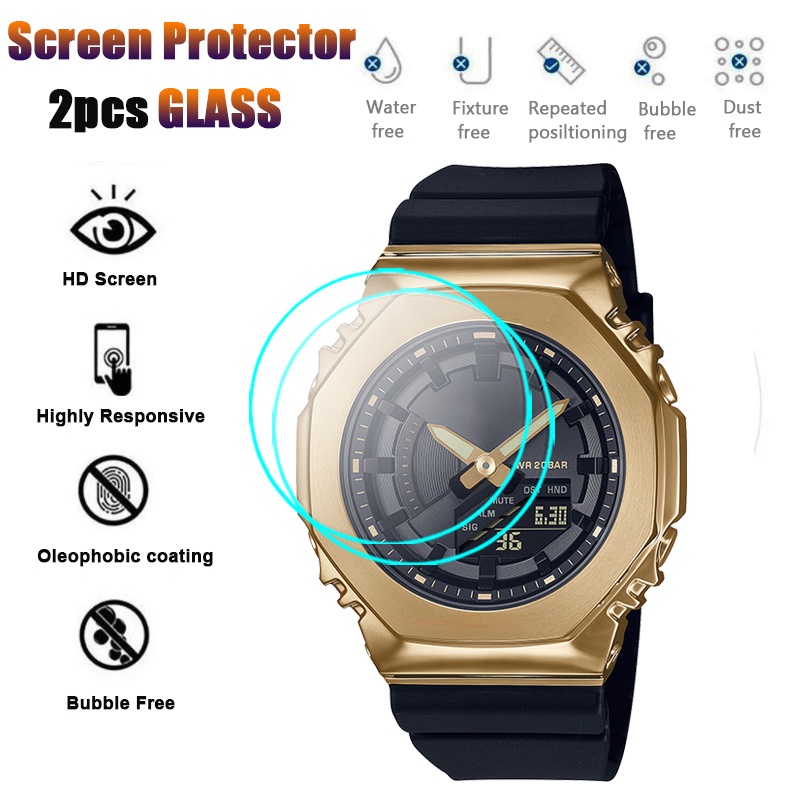 2 Bộ Phim Bảo Vệ Màn Hình Đồng Hồ Cho Casio G-shock GMA-S2100SK S110GB S120GB GM-S2100GB S2100BR 210