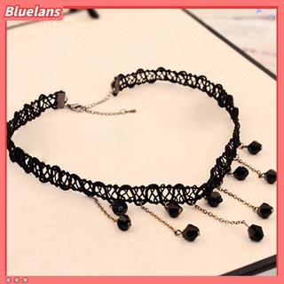 Vòng choker ren phối dây đính hạt thời trang cho nữ