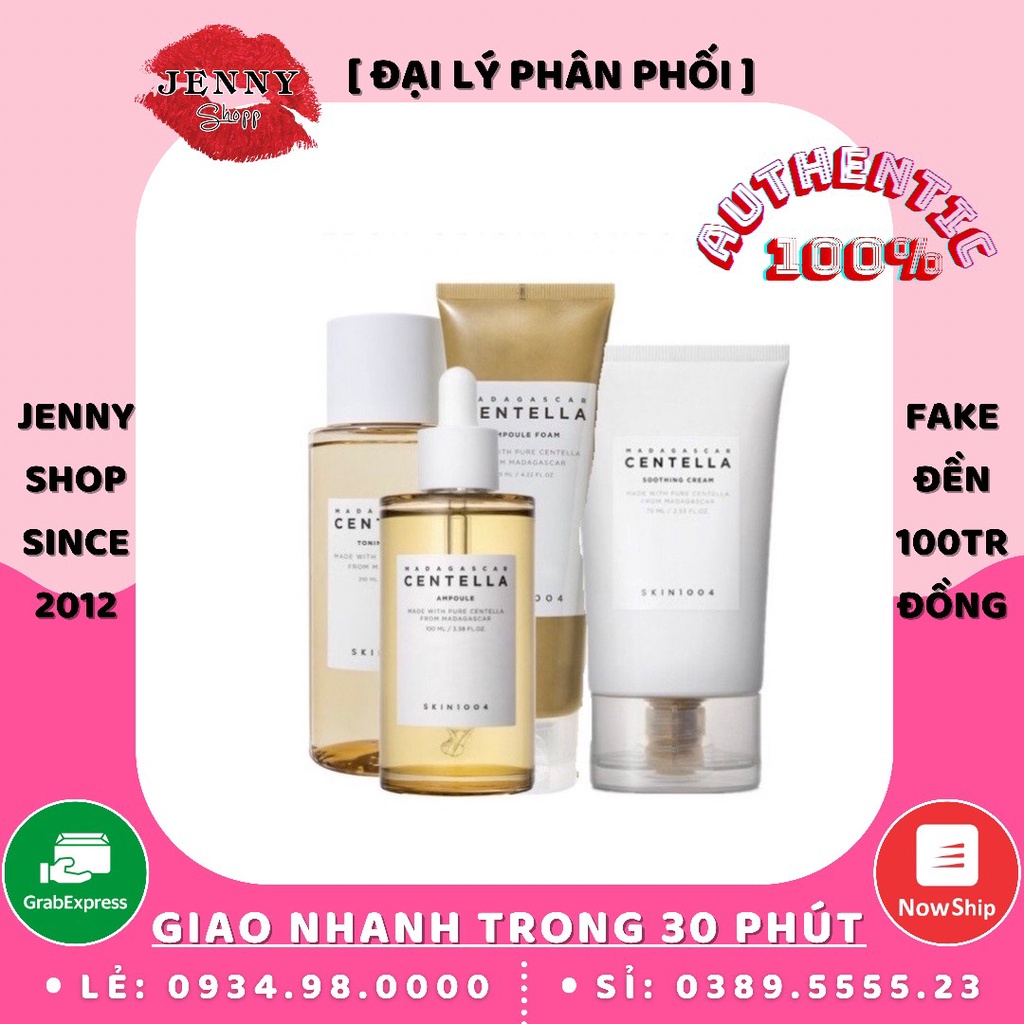 Bộ Dưỡng Da Rau Má Skin1004 Madagascar Centella
