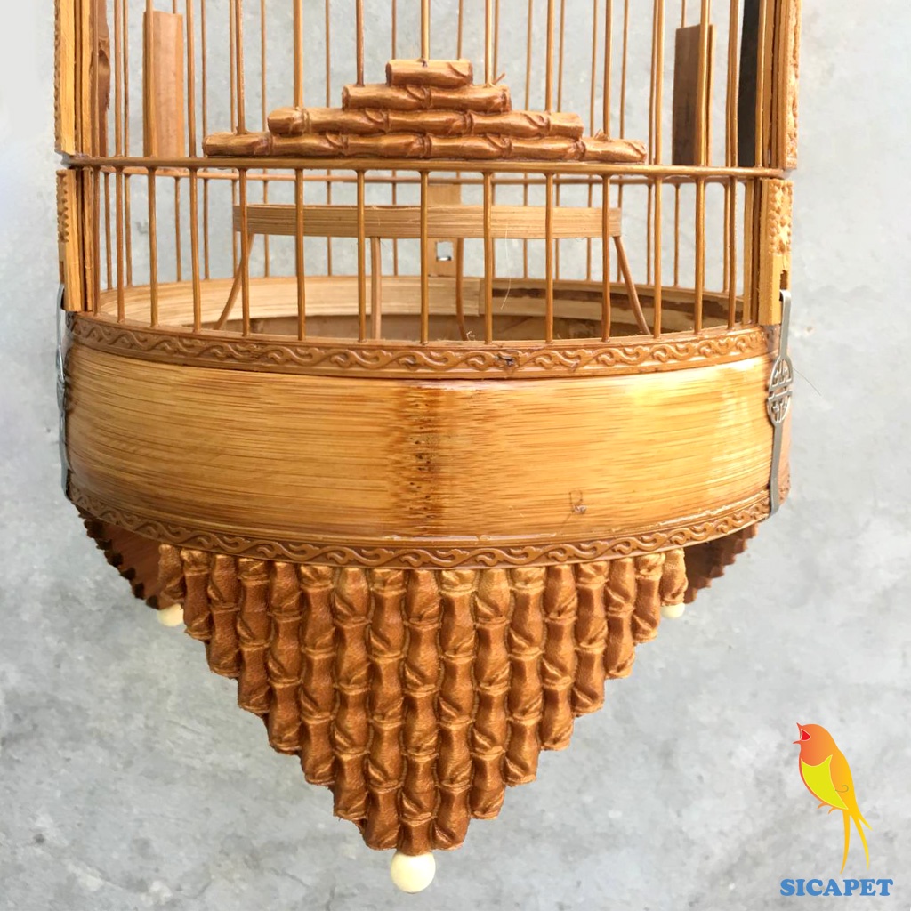 Lồng chim khuyên đẹp, chim Sâu, Lồng chim vành khuyên đục đốt trúc đẹp, chim sâu SICAPET