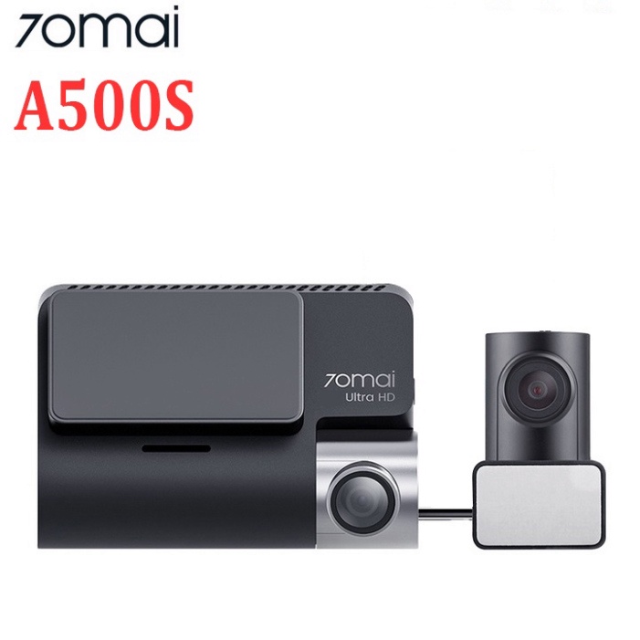 Camera hành trình ô tô Xiaomi 70mai, bản Quốc Tế cao cấp A500S (Bộ gồm Camera trước + sau) - CHÍNH H