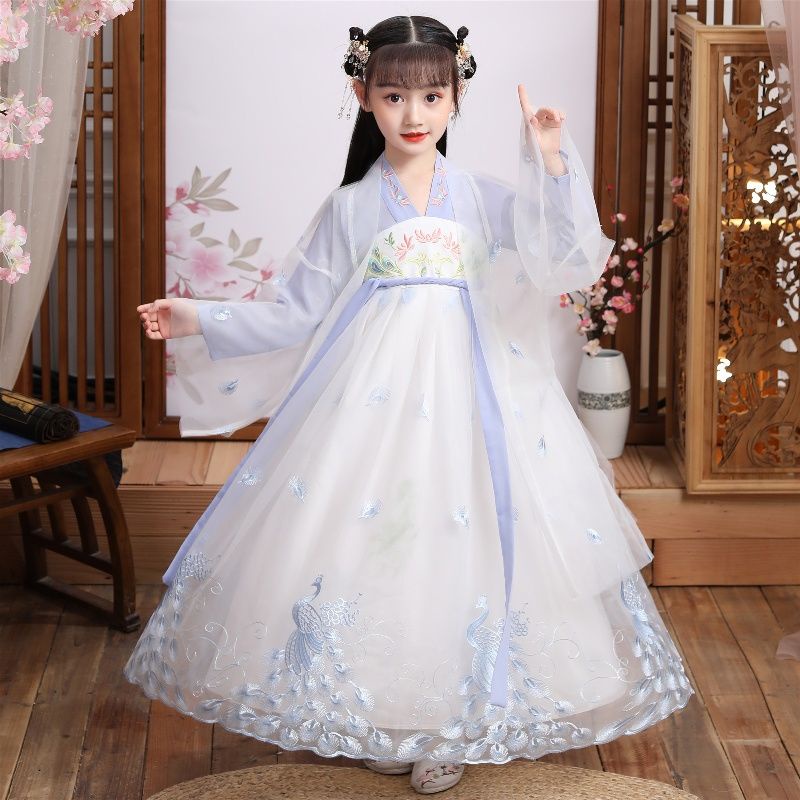 Hàng Mới Về Đầm Hán Phục Thời Trang Mùa Hè Phong Cách Trung Hoa Cho Bé Gái 12-21 Tuổi