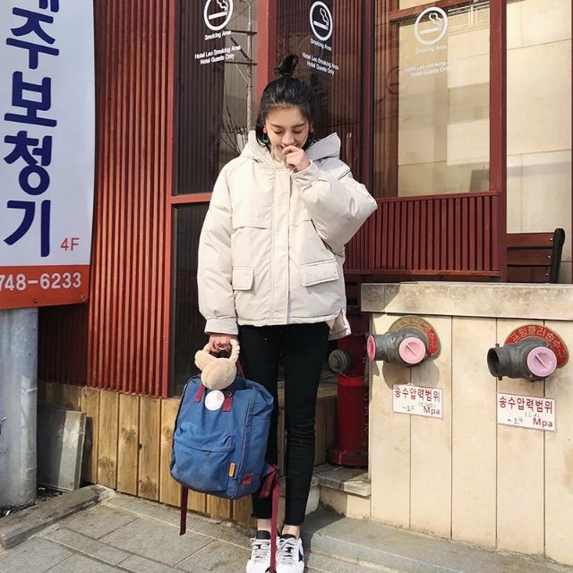 Áo khoác mũ lông ulzzang siêu hot 2018 kèm ảnh thật ở cuối