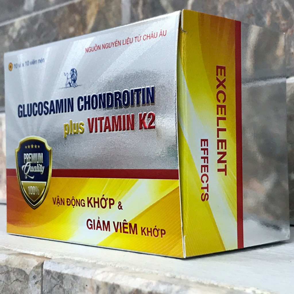 VIÊN UỐNG GLUCOSAMINE CHONDROITIN PLUS K2