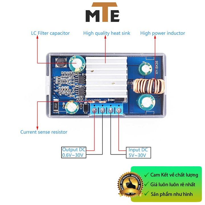 Mạch nguồn đa năng XY-SK35 buck boost 0.5-30v