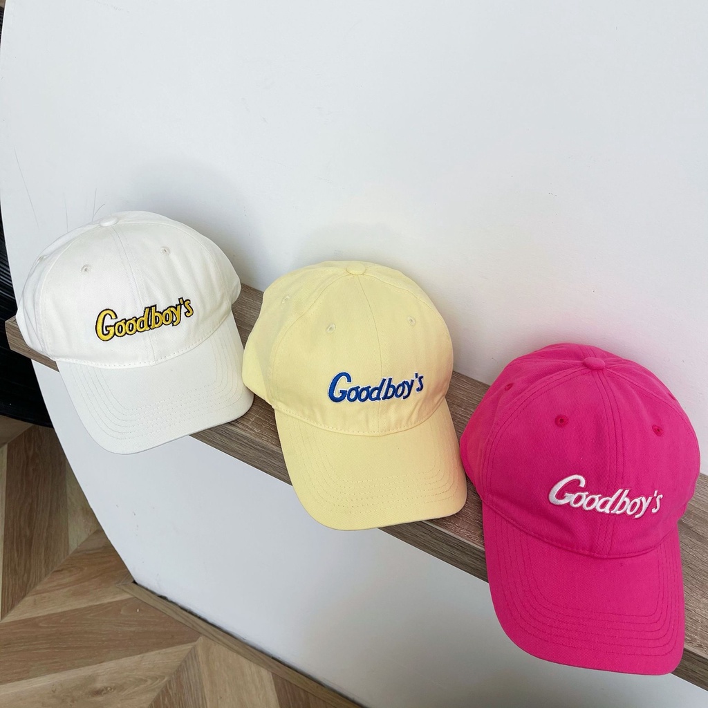 Mũ lưỡi trai thêu chữ Goodboys phong cách retro cá tính