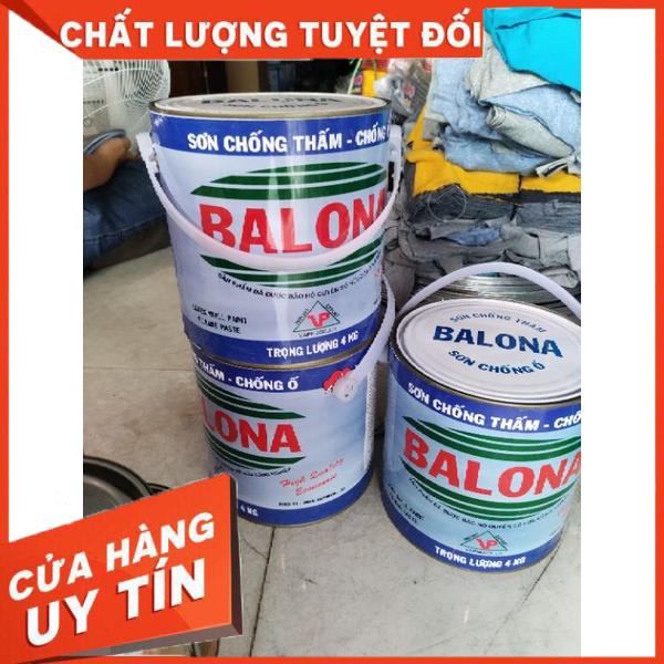 lon 4kg sơn balona gốc dầu chống thấm chống ố vàng