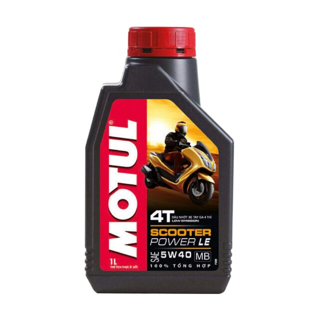 Nhớt Motul Scooter power Le 5W40 800ml – 1L