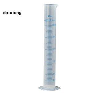 daixiong 100/250ml Plastic Measuring Graduated Cylinder Liquid Lab Test Experiment Cup
