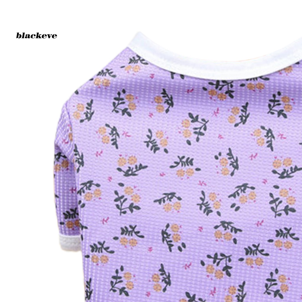 Áo Khoác Cardigan Mềm Mại Họa Tiết Hoa Xinh Xắn Cho Thú Cưng