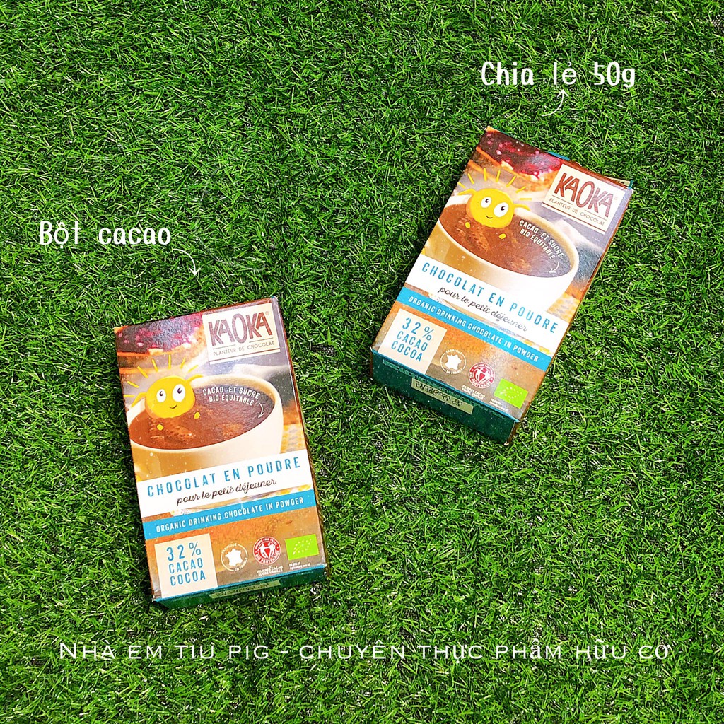 (TÁCH LẺ) Bột Cacao Hữu Cơ Kaoka 50gr