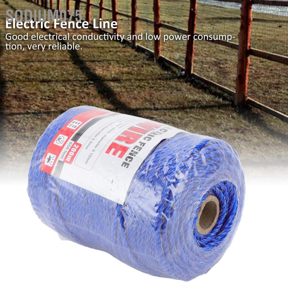 Cuộn Dây Thép Không Gỉ 200M 6 Sợi Polywire Thép Không Gỉ Dùng Để Bảo Vệ Dây Điện Trong Nông Nghiệp Sự Bảo Vệ