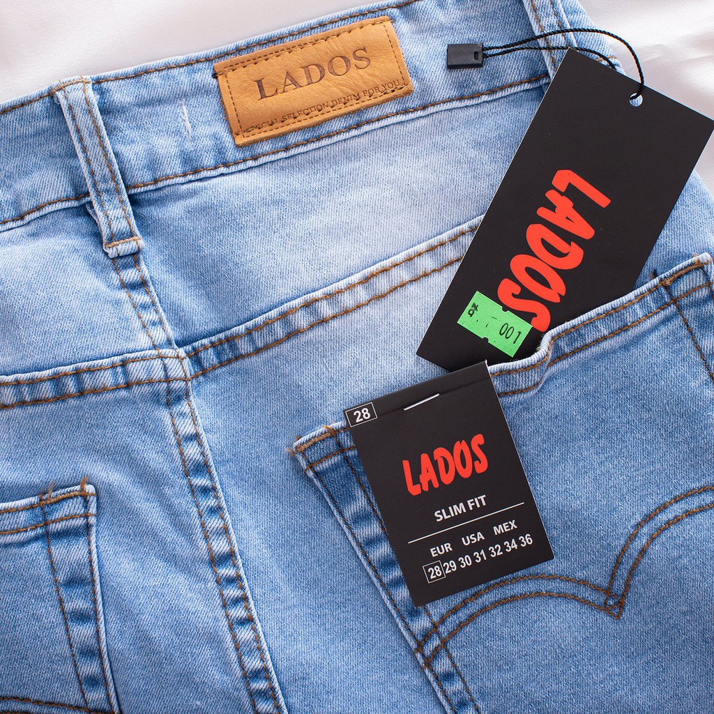 Quần Jean nam basic cao cấp LADOS - 14035 với chất vải dày dặn và co giãn tốt - Quần jean nam thiết kế đơn giản | BigBuy360 - bigbuy360.vn